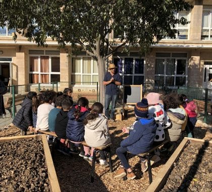 Des potagers à hauteur d'enfants à Avignon