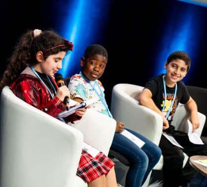«Vous, qui soutenez l'UNICEF, j’espère qu'avec nos propositions, vous changerez le monde ! »
